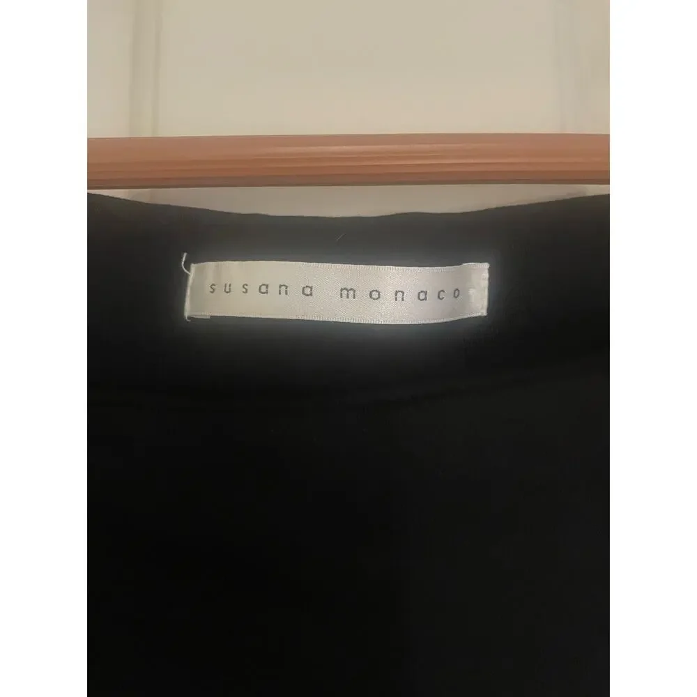 SUSANA MONACO (Revolve) Hailey Off Shoulder Top w Lace Up Sleeves - Picture 5 of 8